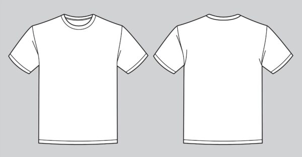 One Color Front/Back Polyester Tee